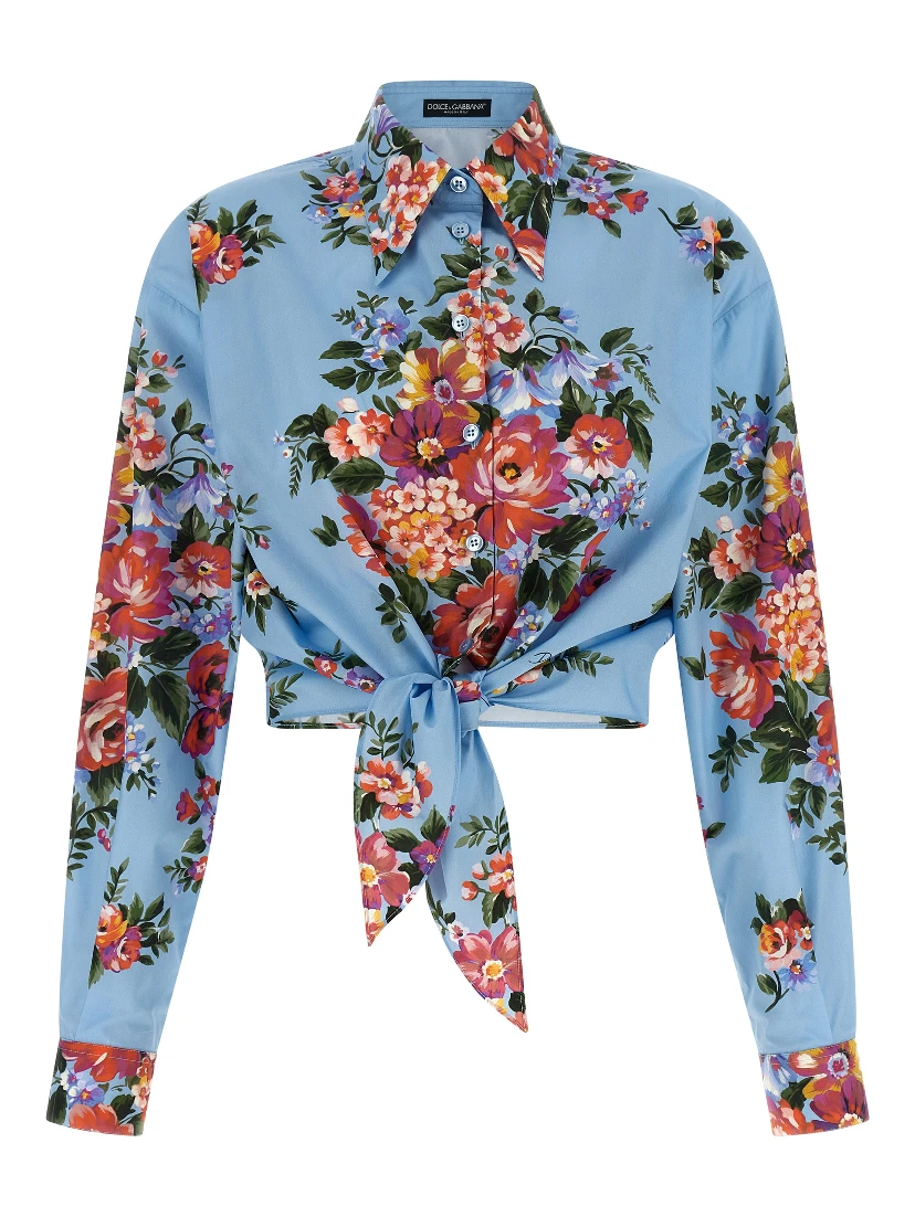 Blue Cotton Blouse
