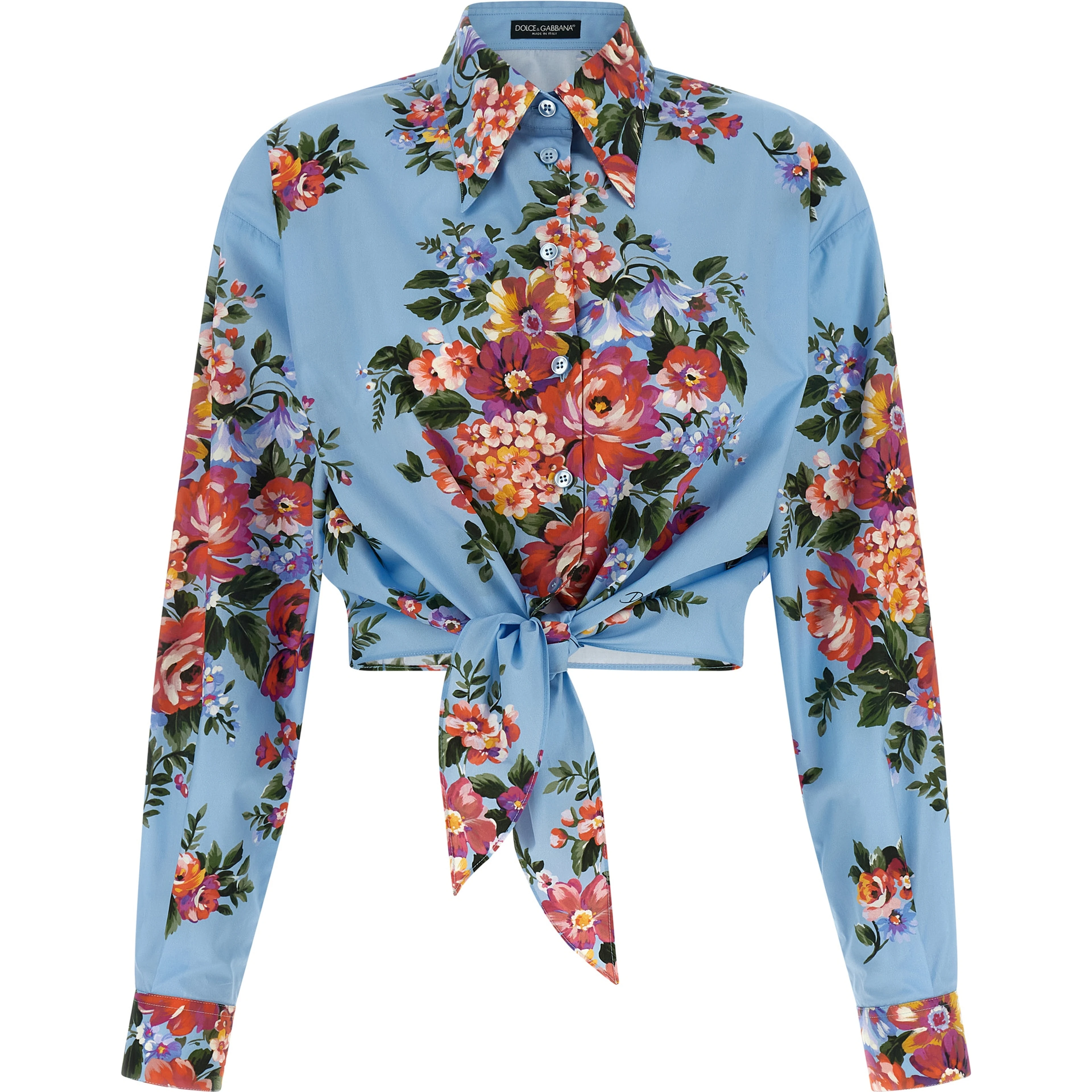 Blue Cotton Blouse