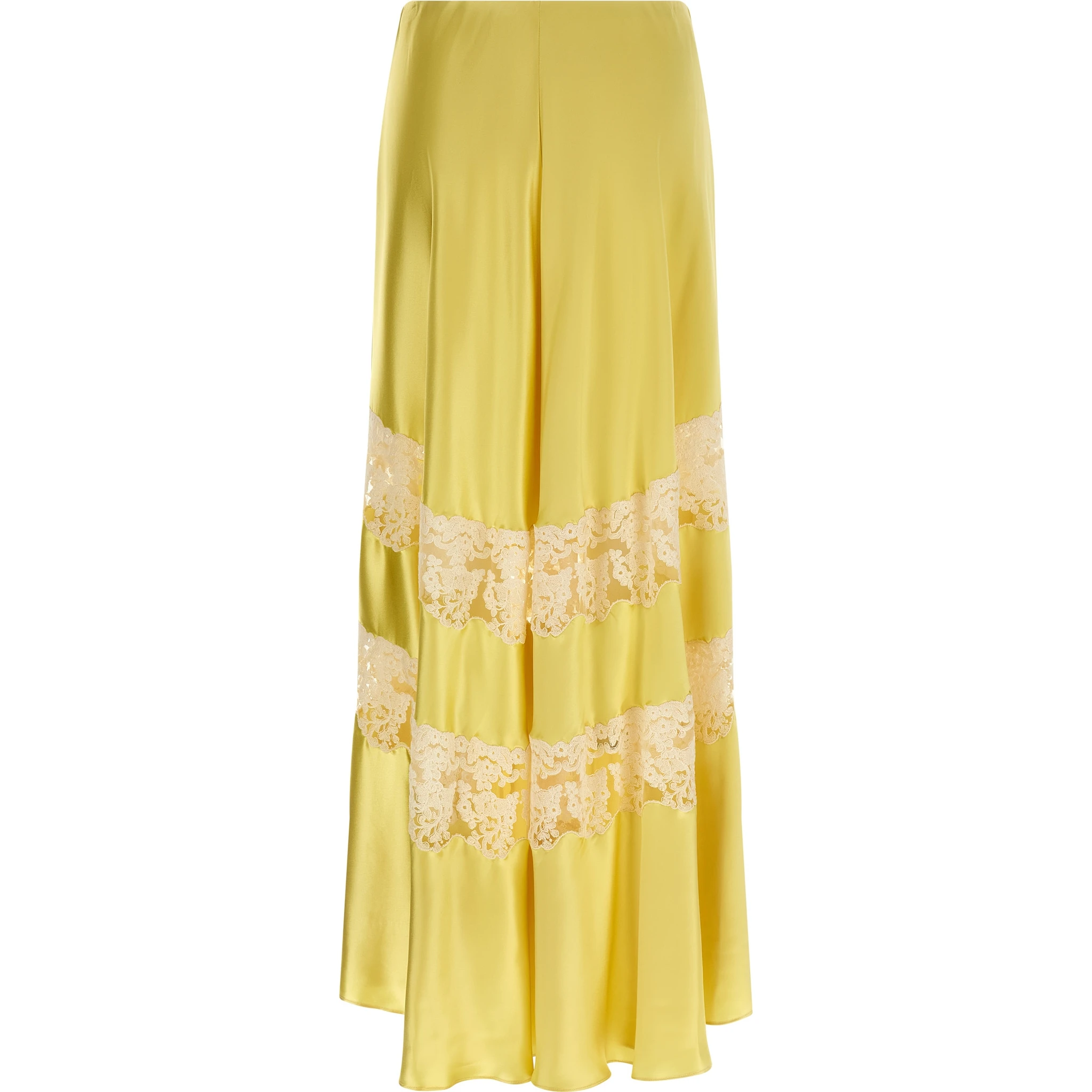 Bicolor Viscose Mini Skirt