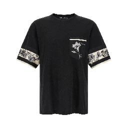 Black Cotton Long Sleeve T-Shirt
