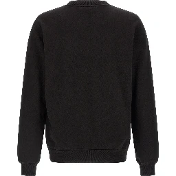 Black Cotton Sweatshirt