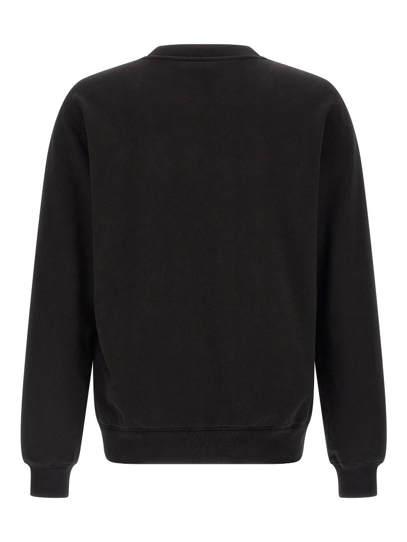 Black Cotton Sweatshirt