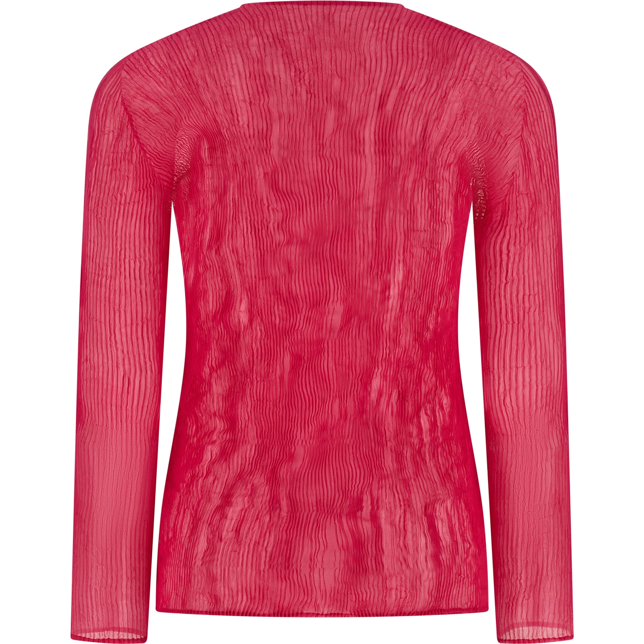 Fuchsia Polyester Shirt