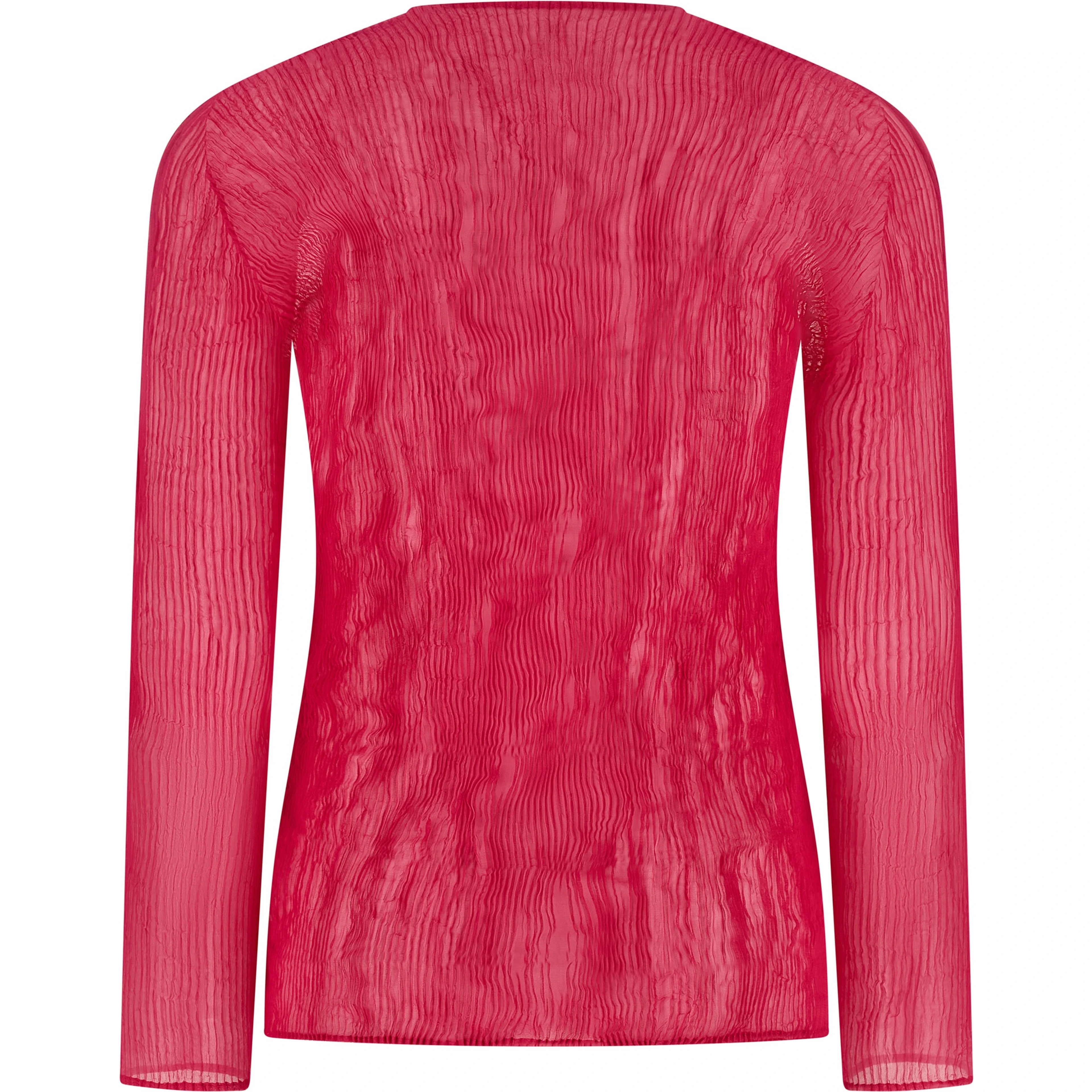 Fuchsia Polyester Shirt