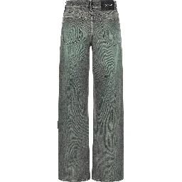 Gray Cotton Jeans Denim