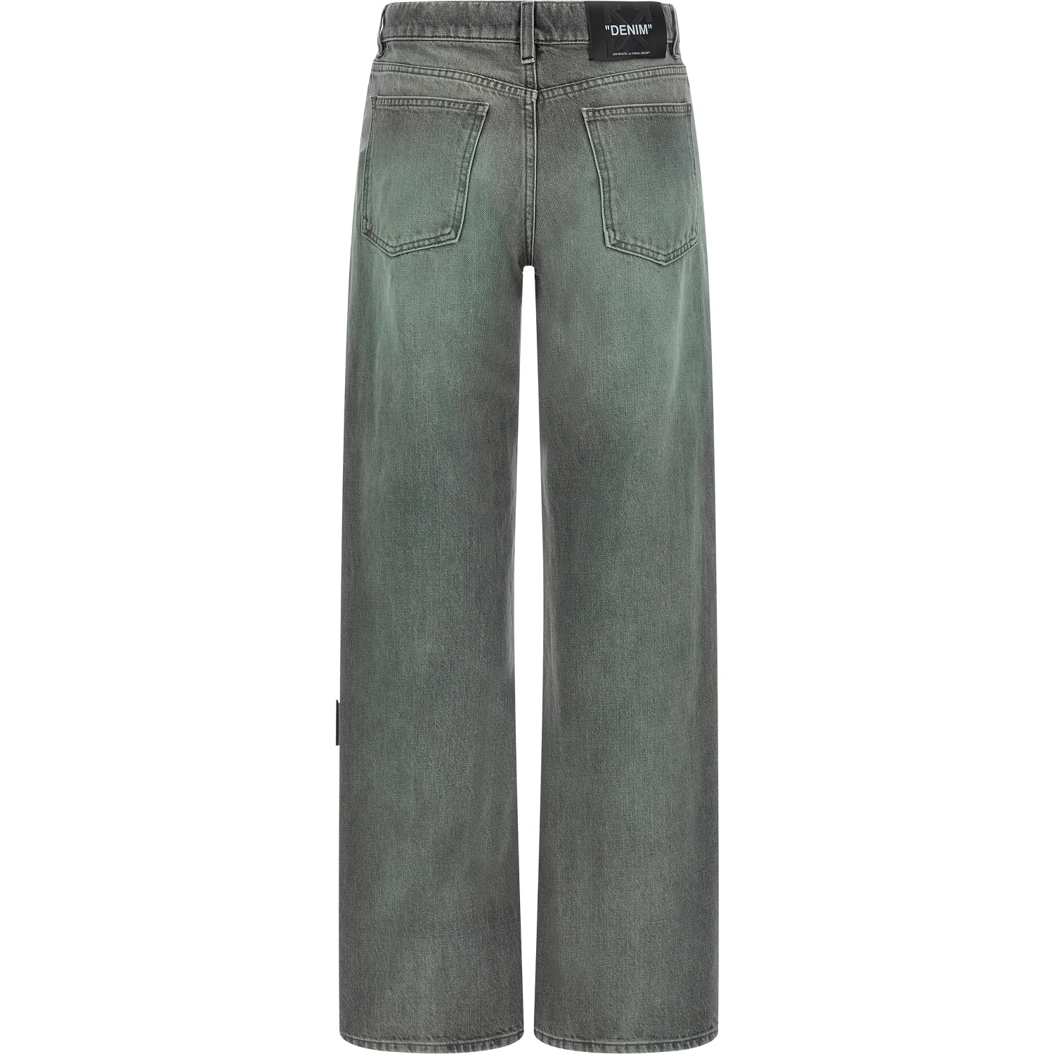 Gray Cotton Jeans Denim