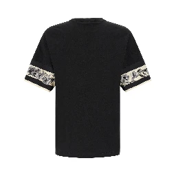 Black Cotton Long Sleeve T-Shirt