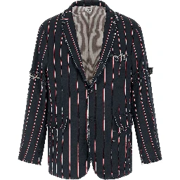 Blue Silk Blazer