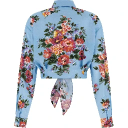 Blue Cotton Blouse