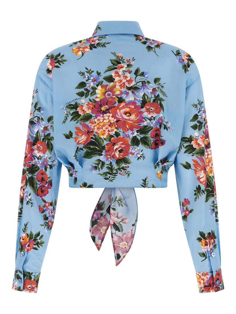 Blue Cotton Blouse
