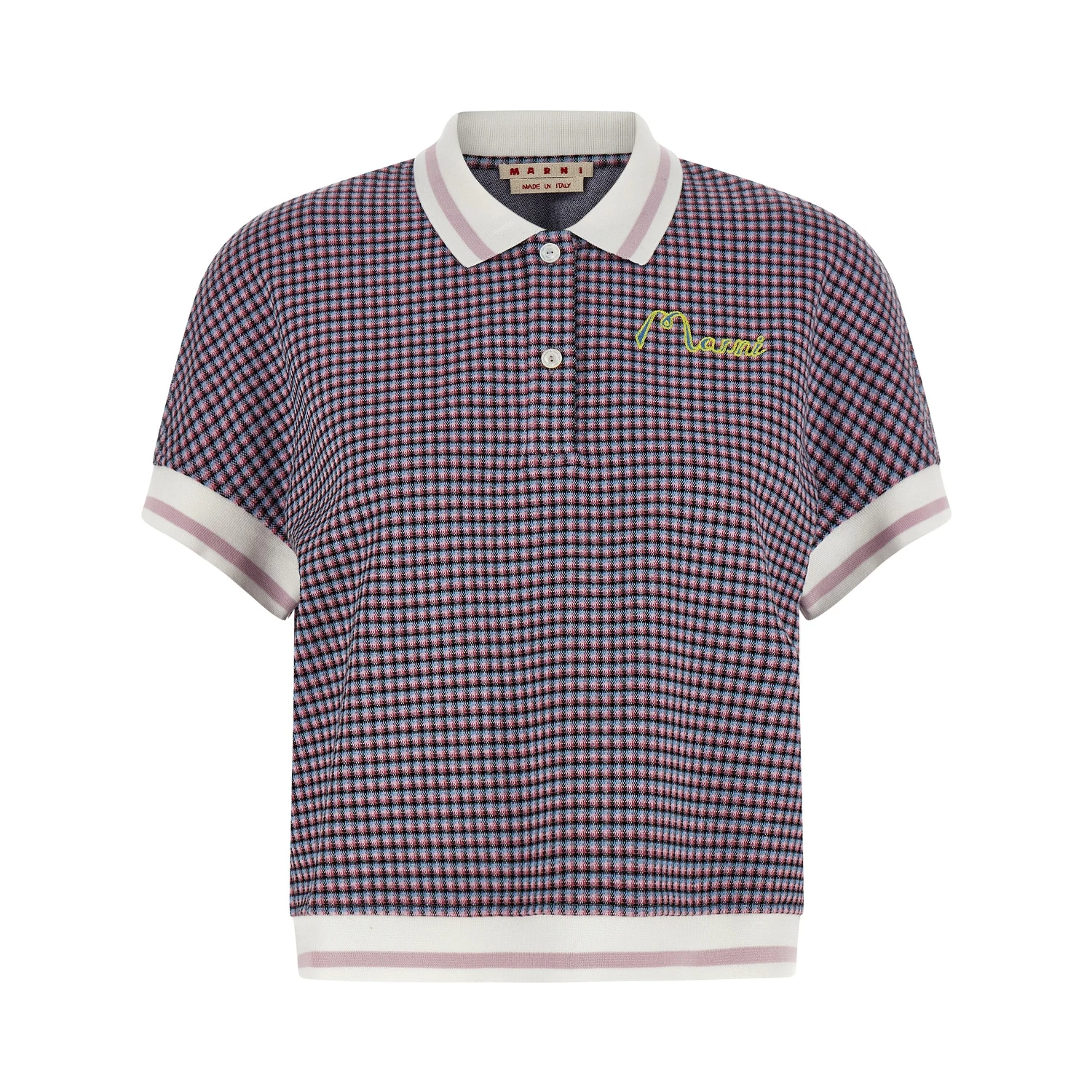 Multicolor Viscose Polo Shirt