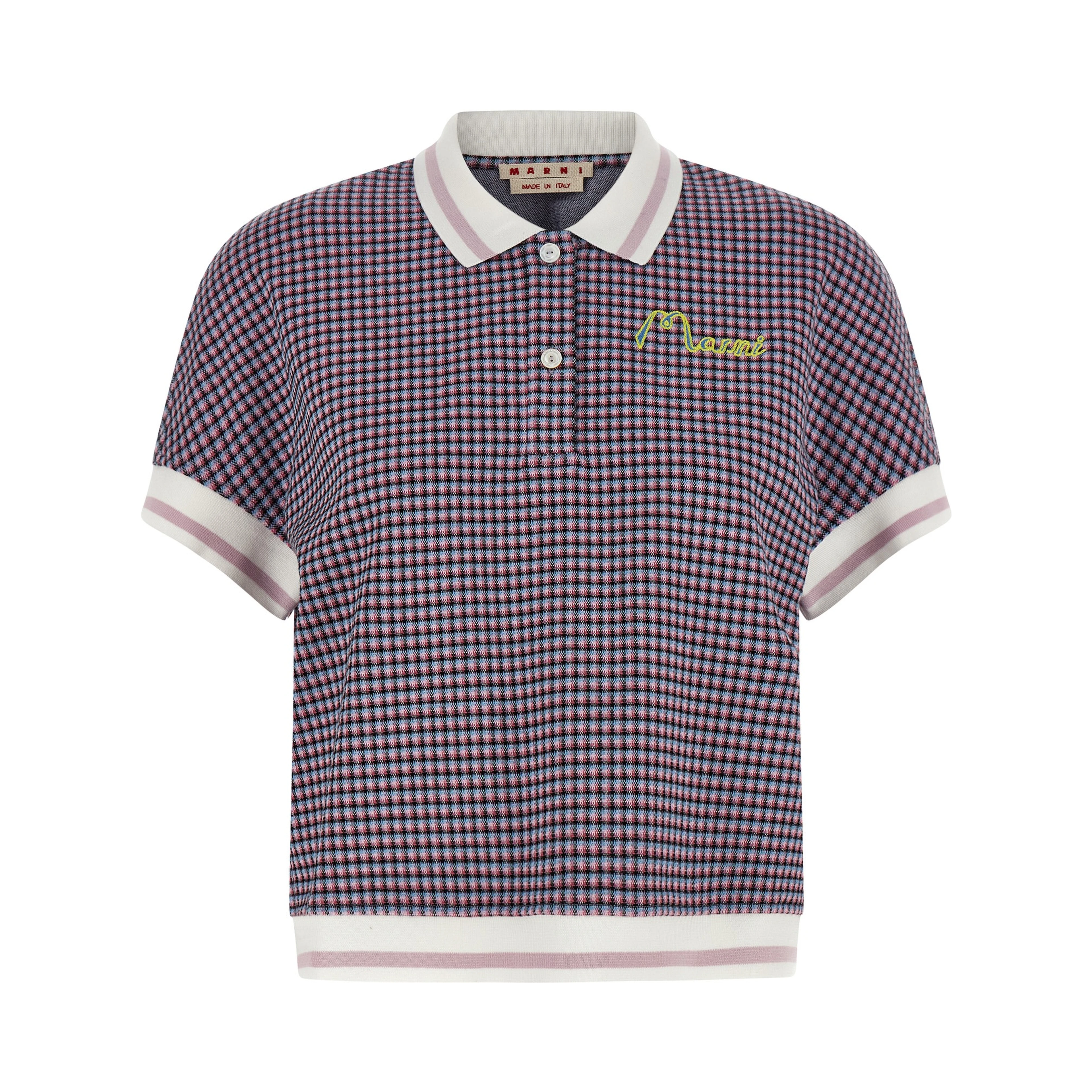 Multicolor Viscose Polo Shirt