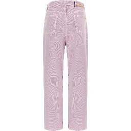 Multicolor Cotton Straight-Leg Jeans