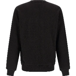 Black Cotton Sweatshirt