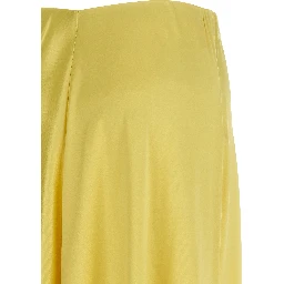 Bicolor Viscose Mini Skirt