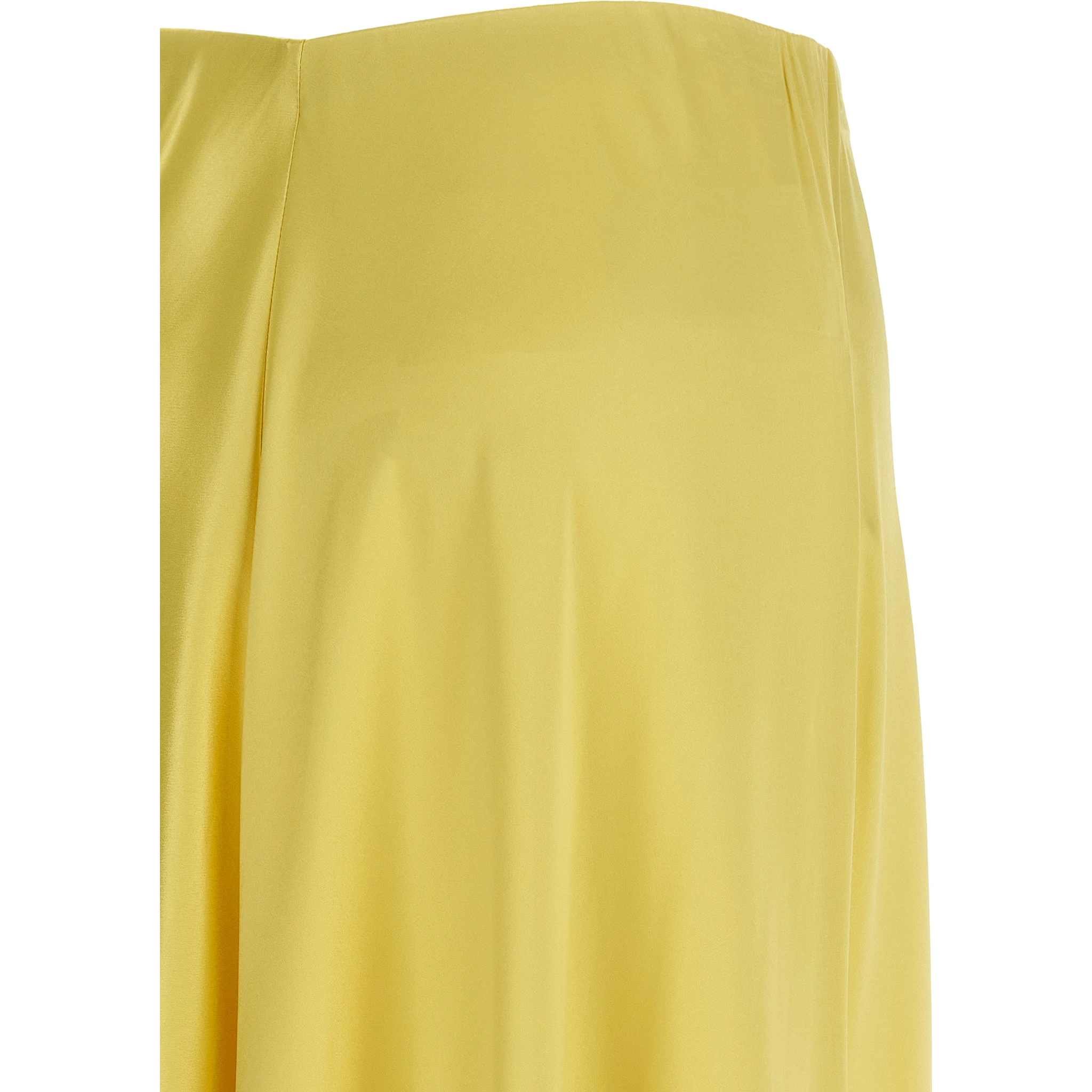 Bicolor Viscose Mini Skirt