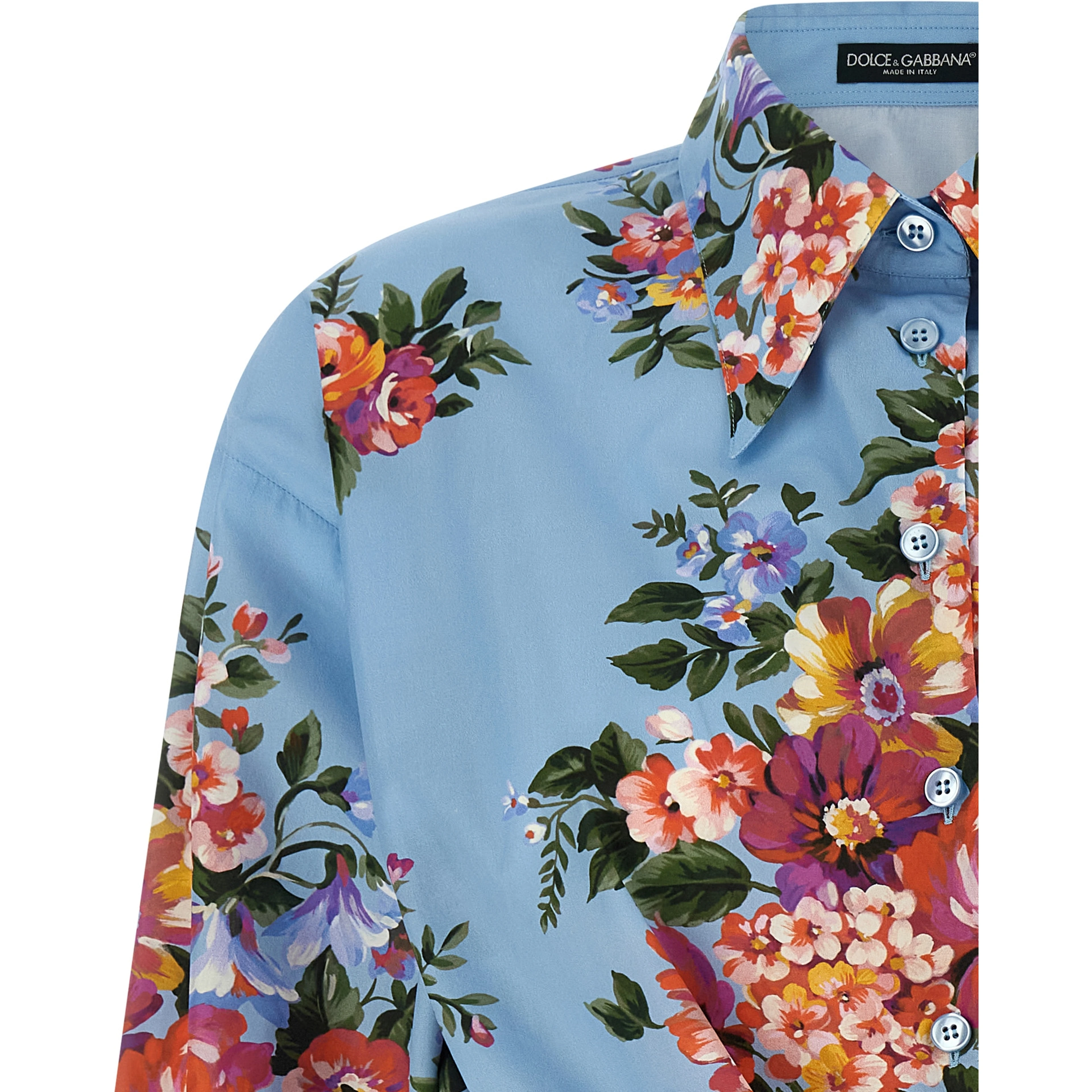 Blue Cotton Blouse