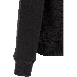 Black Cotton Sweatshirt