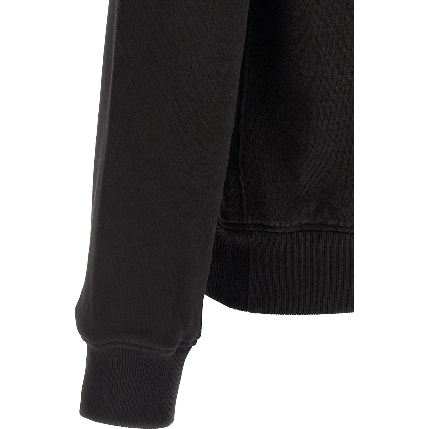 Black Cotton Sweatshirt