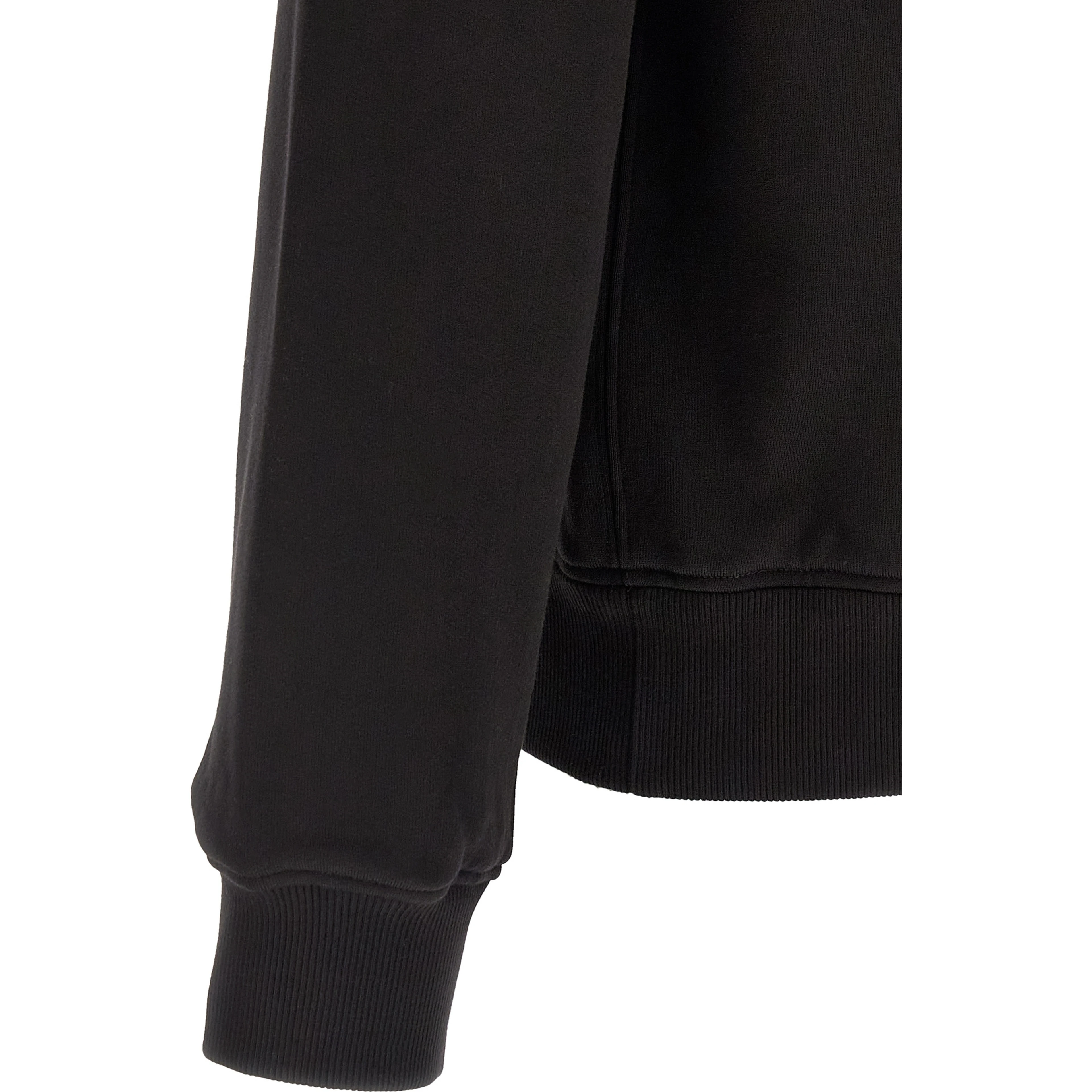 Black Cotton Sweatshirt