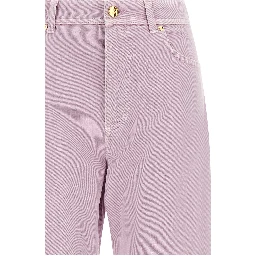 Multicolor Cotton Straight-Leg Jeans