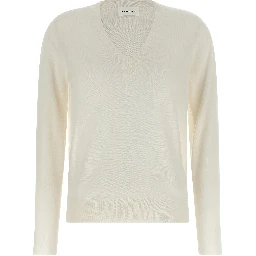 White Wool Cardigan