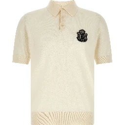 White Cotton Polo Shirt