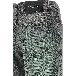 Gray Cotton Jeans Denim