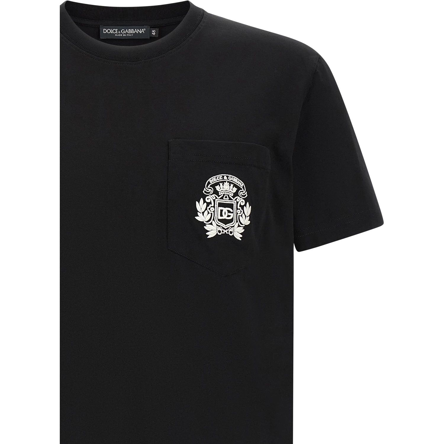 Black Cotton T-Shirt