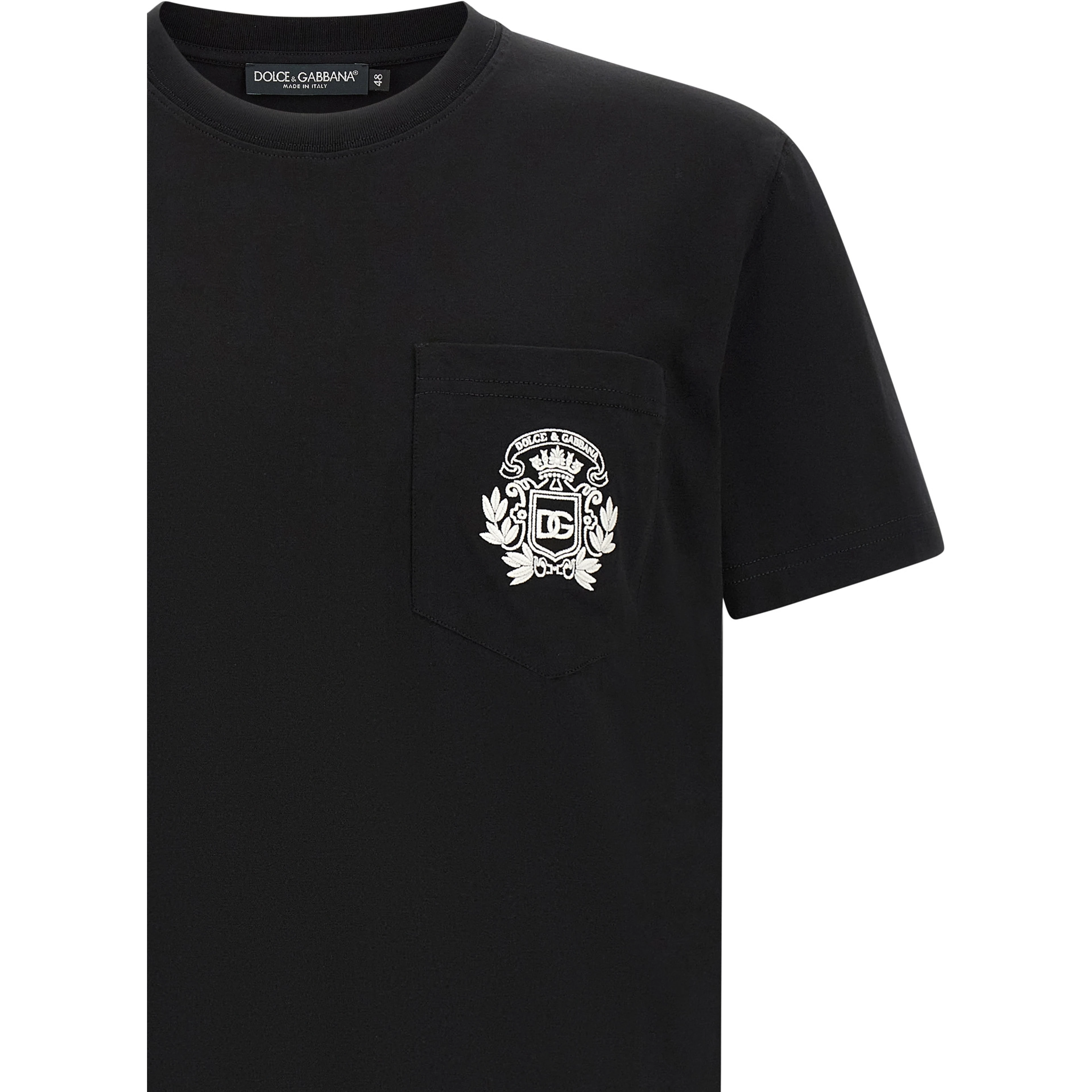 Black Cotton T-Shirt