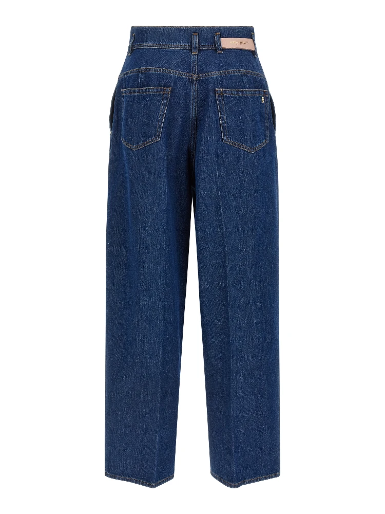 Blue Cotton High-Waisted Jean alternative