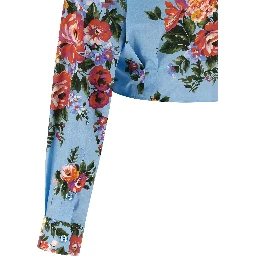 Blue Cotton Blouse