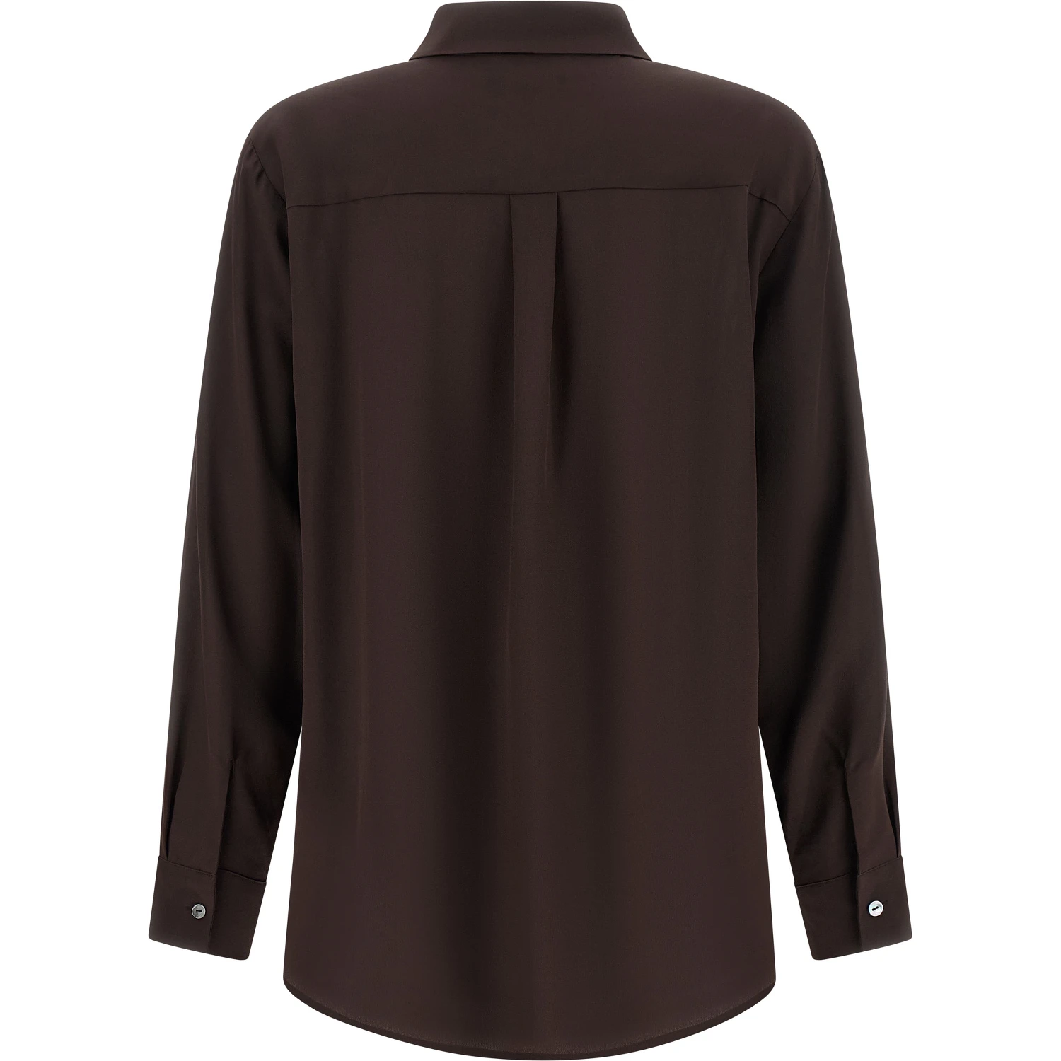 Brown Silk Blouse