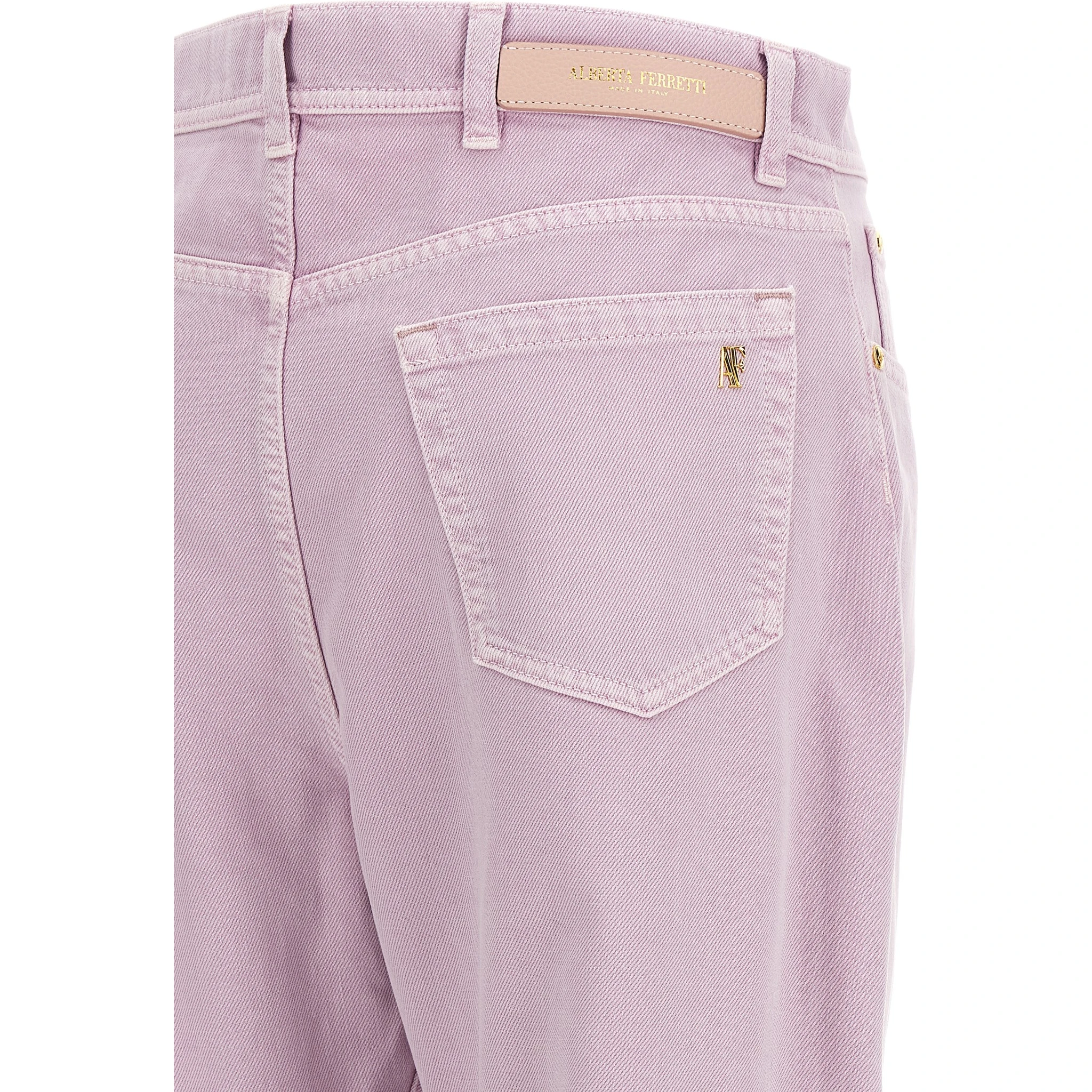 Multicolor Cotton Straight-Leg Jeans