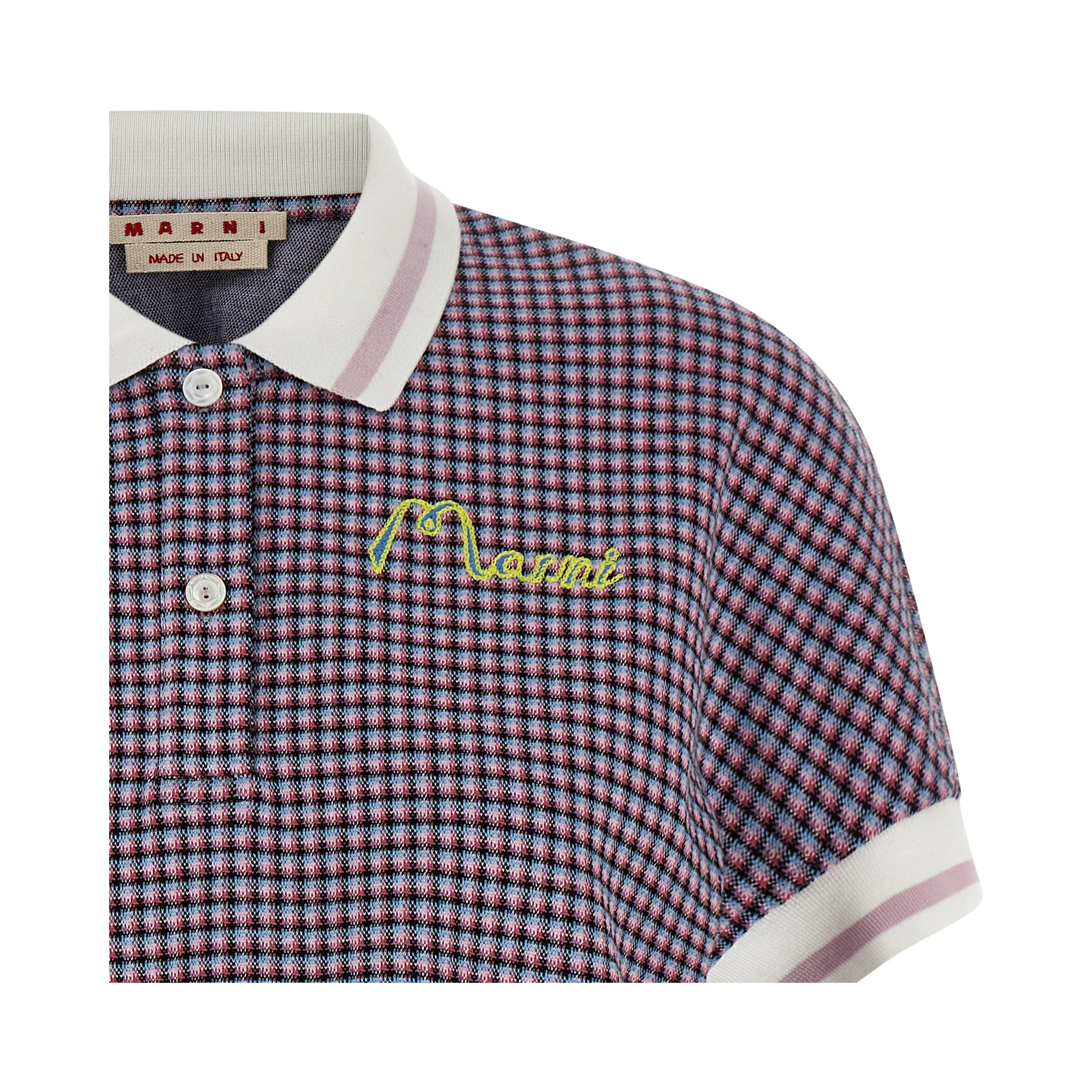 Multicolor Viscose Polo Shirt