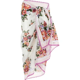 Multicolor Cotton Skirt
