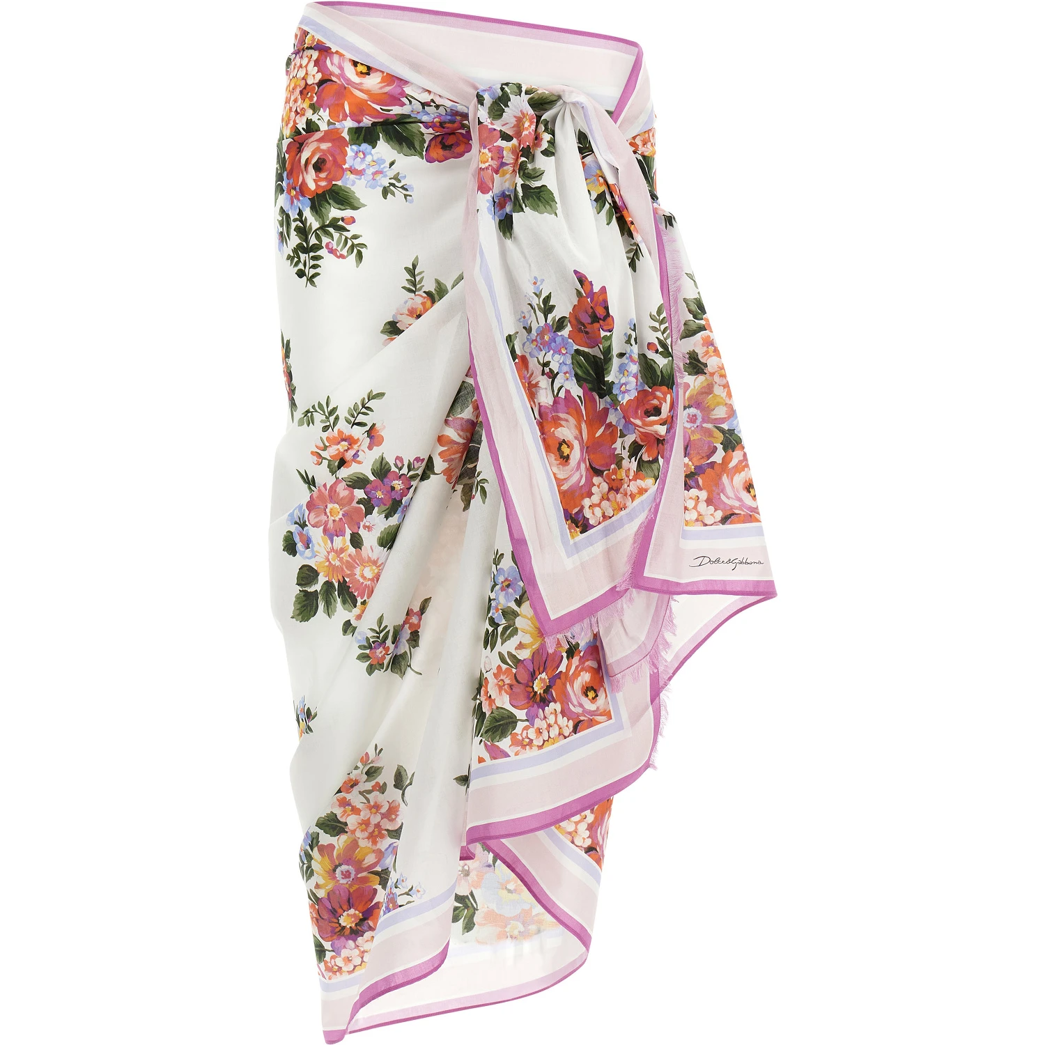 Multicolor Cotton Skirt