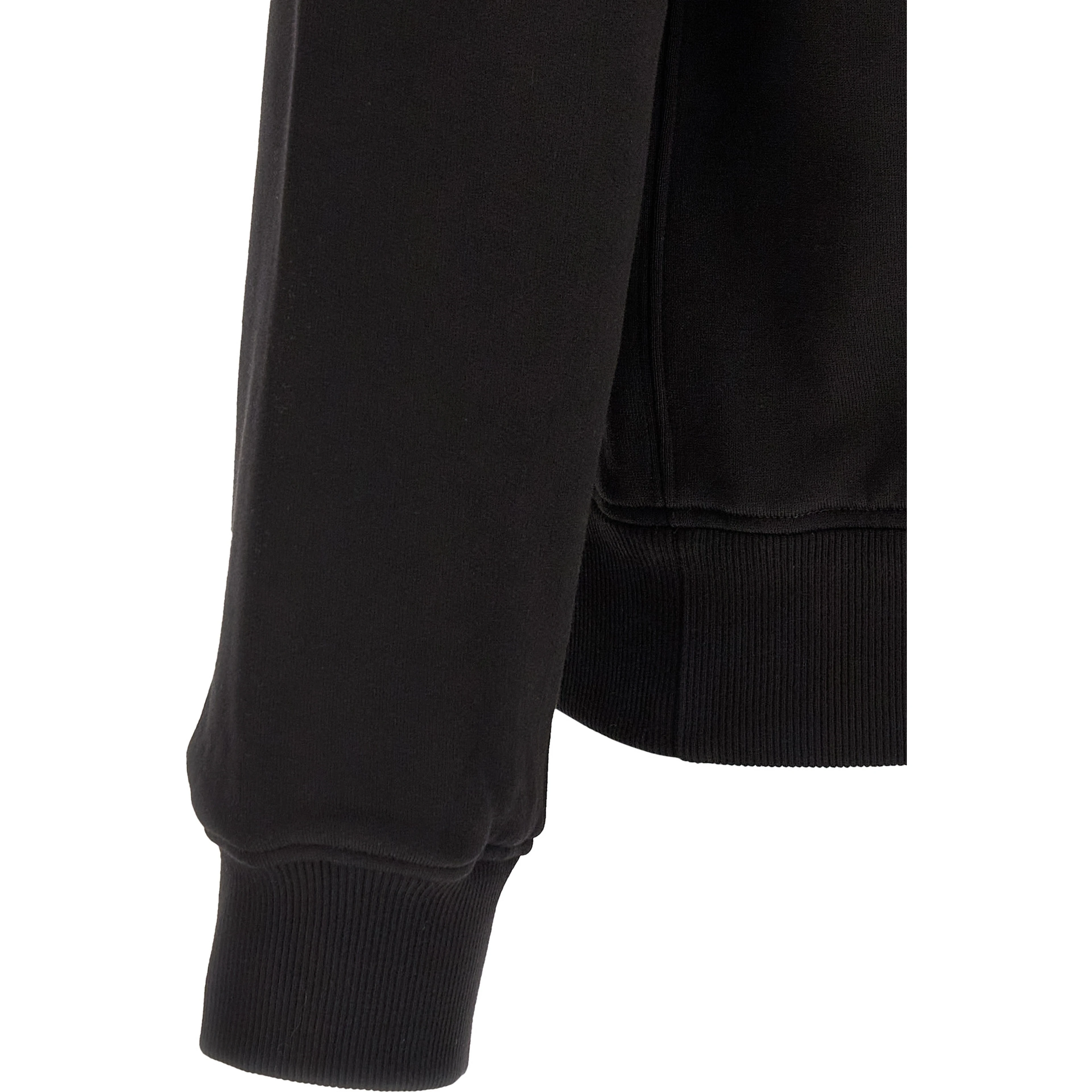 Black Cotton Sweatshirt