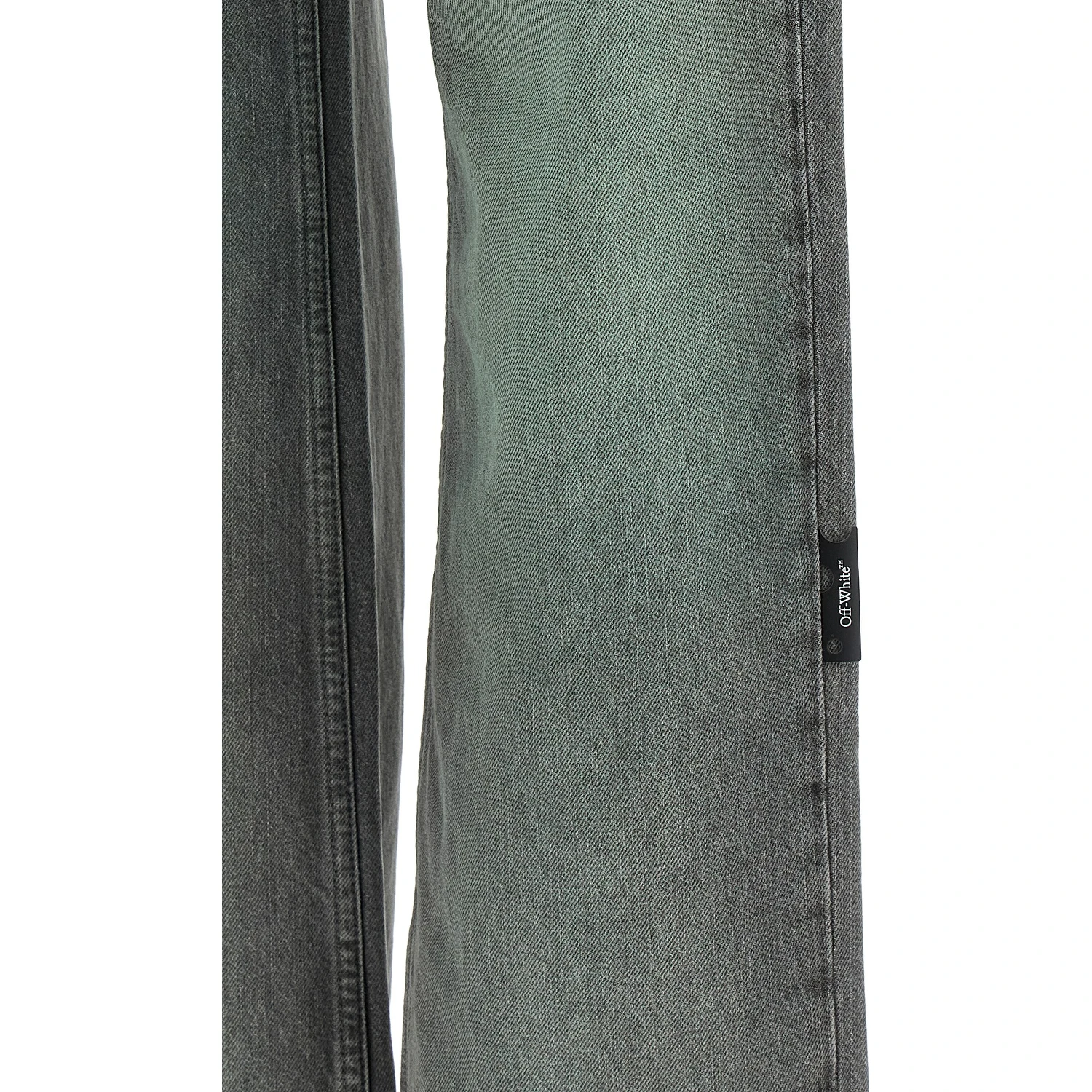Gray Cotton Jeans Denim