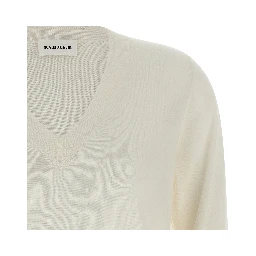 White Wool Cardigan