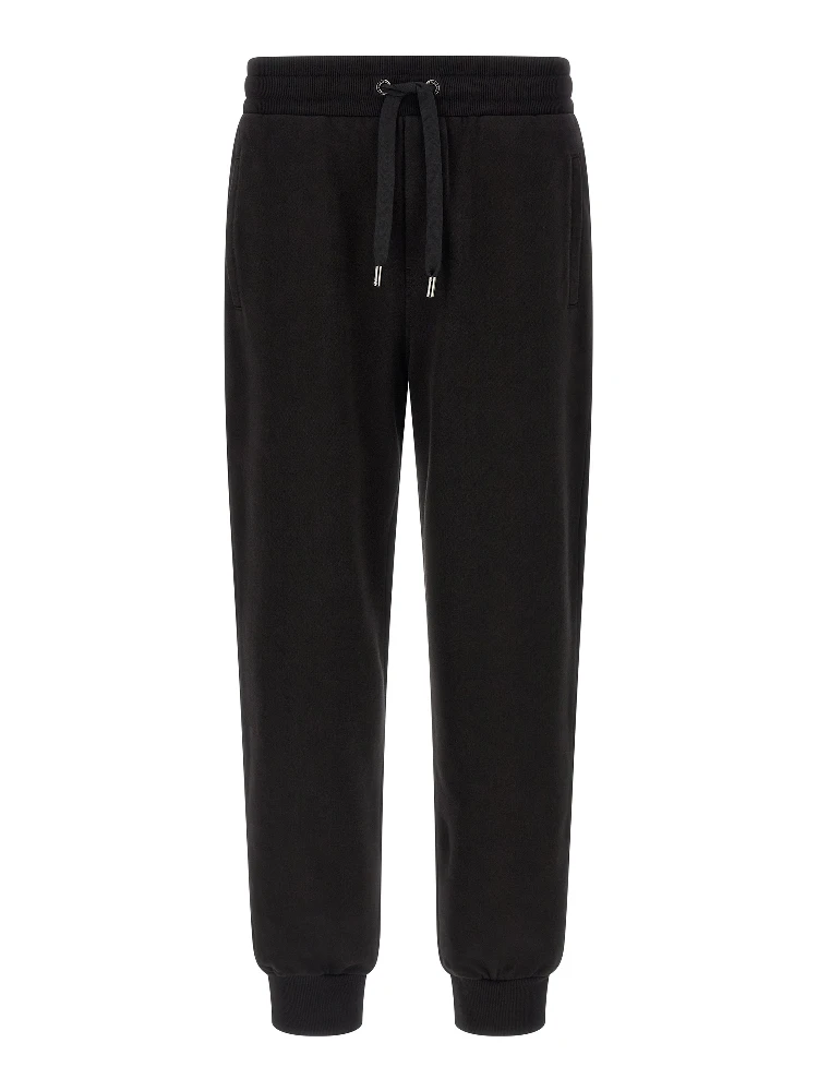 Black Cotton Joggers (Workout Pants)