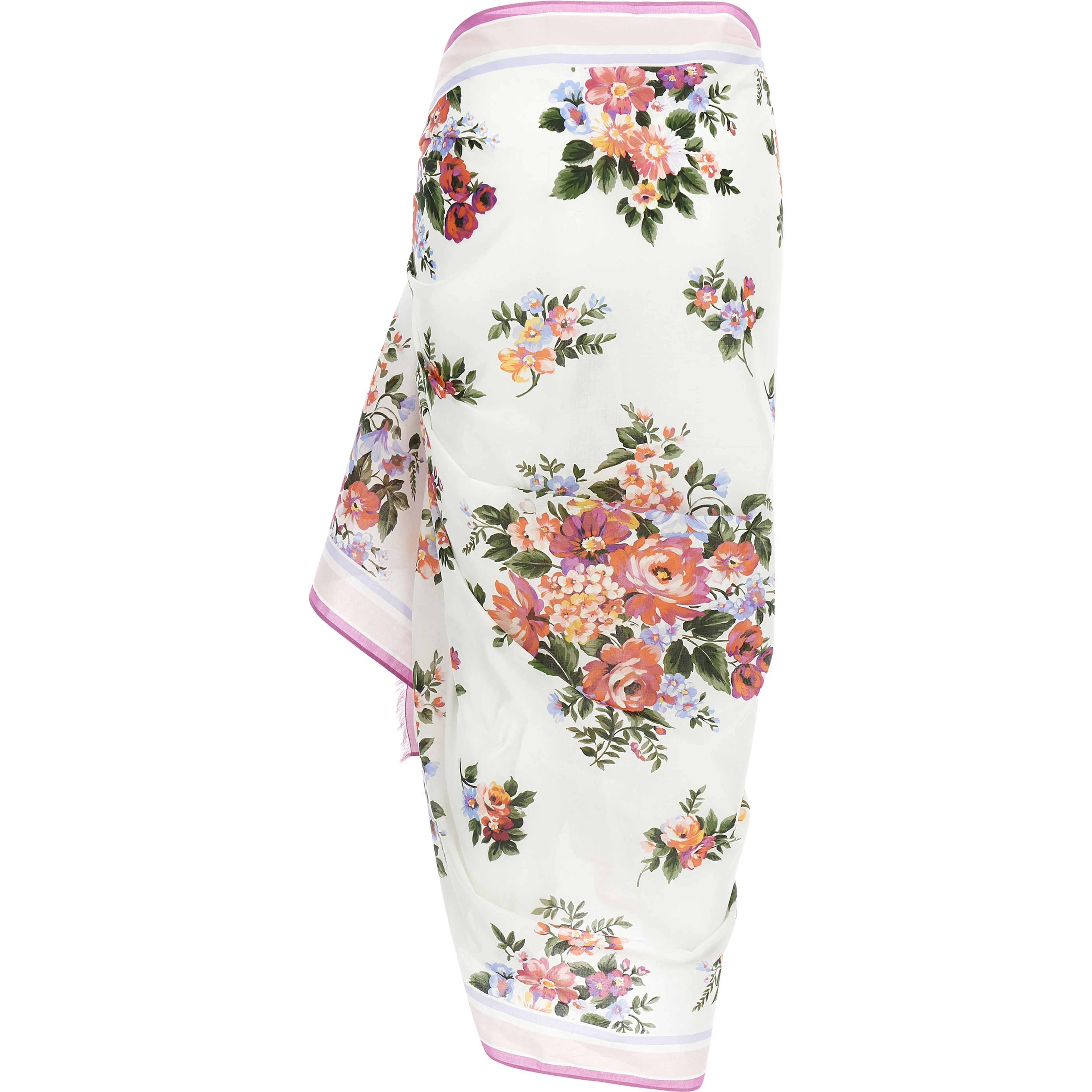 Multicolor Cotton Skirt