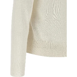 White Wool Cardigan