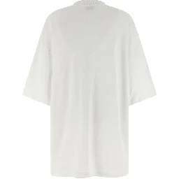 White Cotton Short Dress