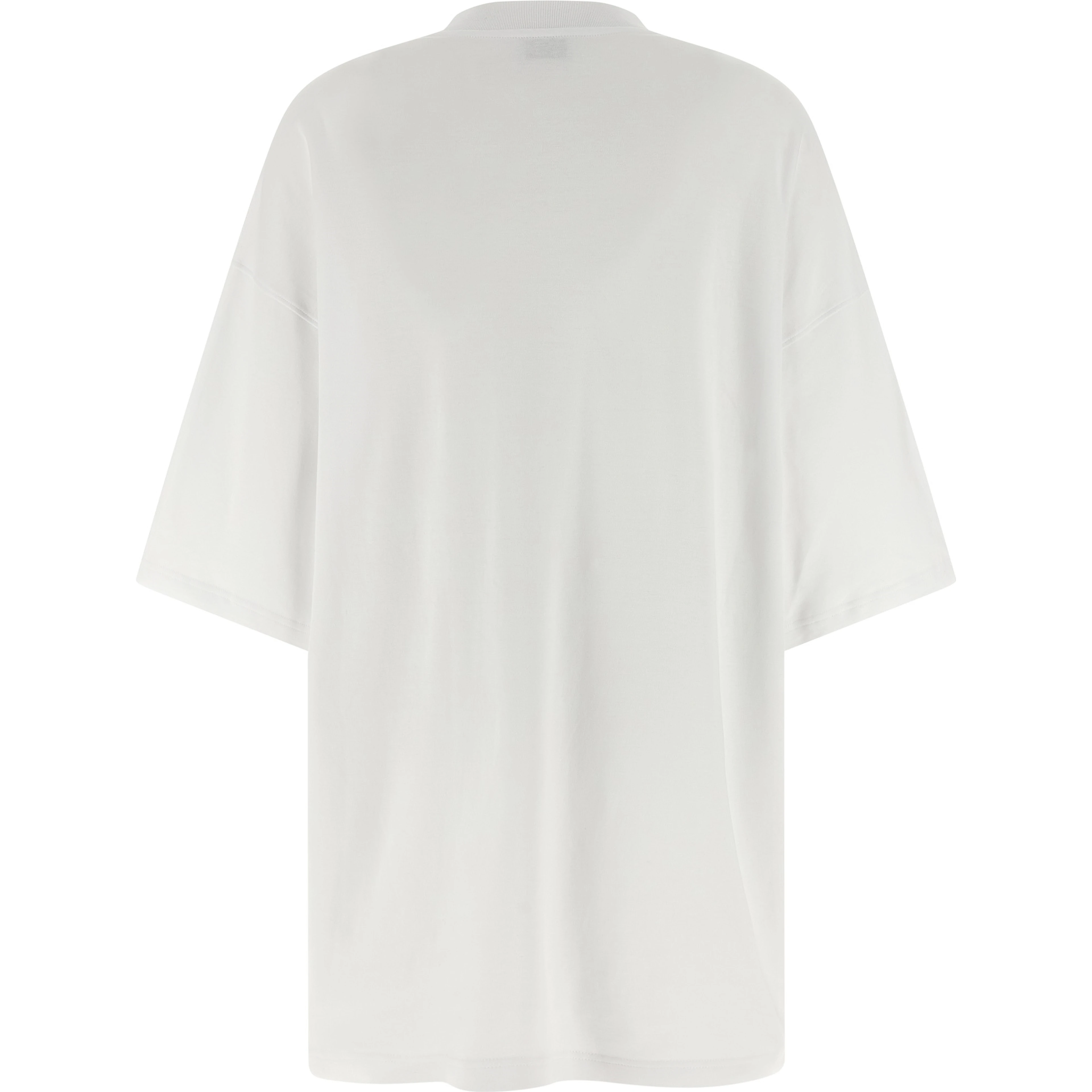White Cotton Short Dress