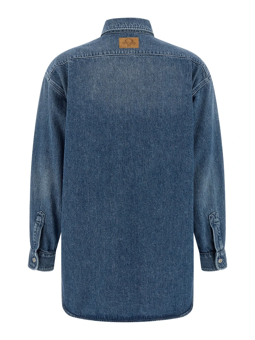 Blue Cotton Blouse
