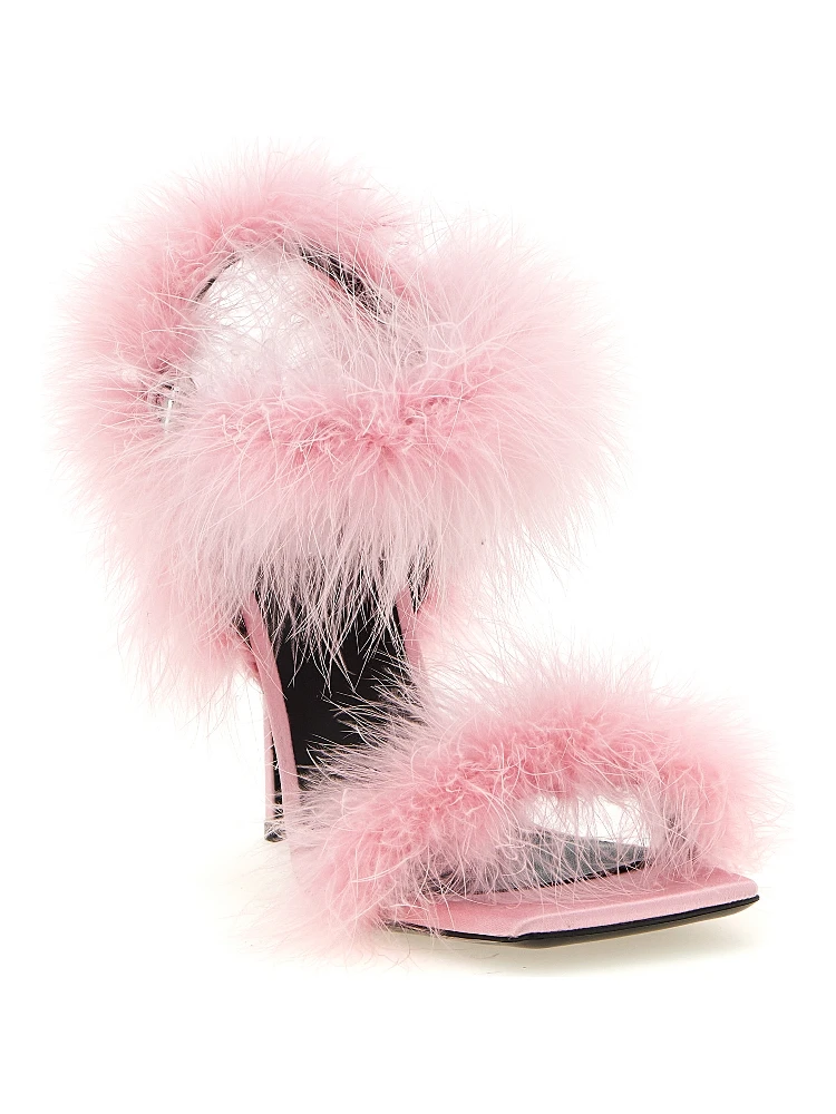 Multicolor Viscose Stiletto Heel Sandals alternative