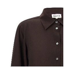 Brown Silk Blouse