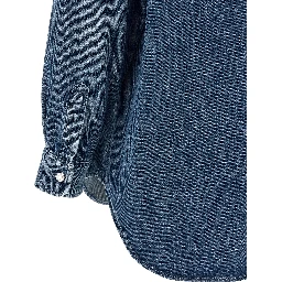 Blue Cotton Blouse