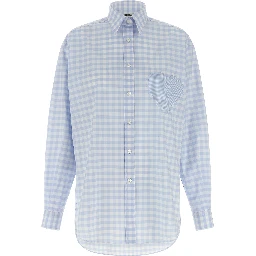 Blue Cotton Blouse